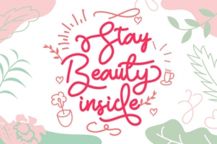 Stay Beauty Inside Font Download