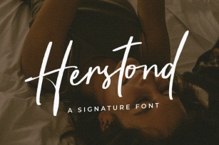 Herstond - Luxury Signature Font Font Download