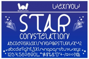 Star Constellation Font Download