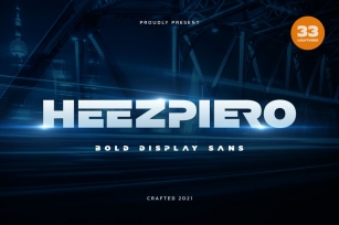Heezpiero - Bold Display Sans Font Download