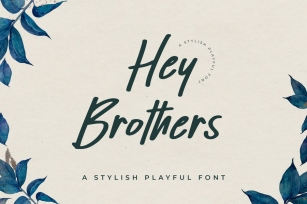Hey Brothers Friendly Font Font Download