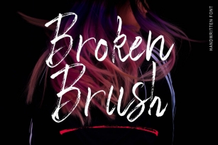 Broken Brush Font Download