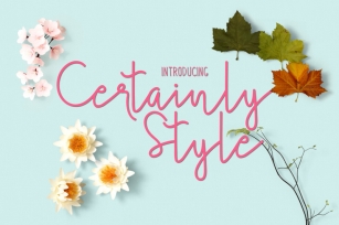 Certainly Style Font Download