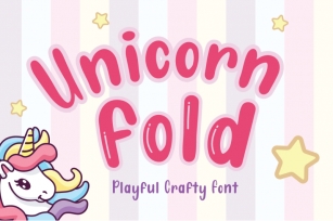 Unicorn Fold - Display Font Font Download