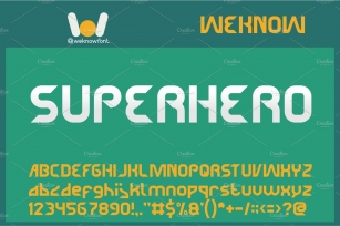 superhero font Font Download