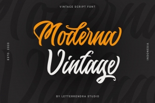 Moderna Vintage Font Download