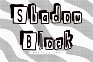 Shadow Block Font Download