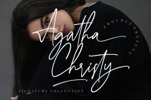 Agatha Christy Signature Collection Font Download