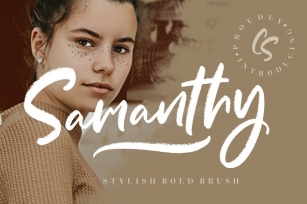 Samanthy Stylish Brush Script Font Download