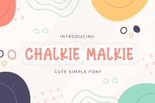Chalkie Malkie - Cute & Simple Font Download