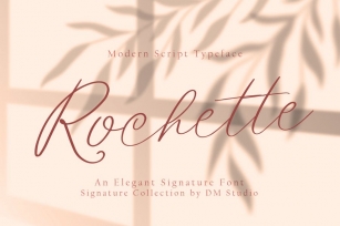 Rochette - Elegant Signature Font Font Download
