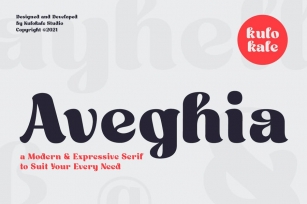 Aveghia Display Serif Font Font Download