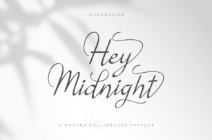Hey Midnight Font Download