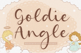 Goldie Angle Modern Handdrawn Font Font Download