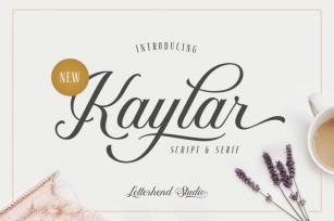 Kaylar - Elegant Script & Serif Font Download