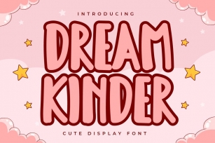 Dream Kinder - Cute Display Font Download