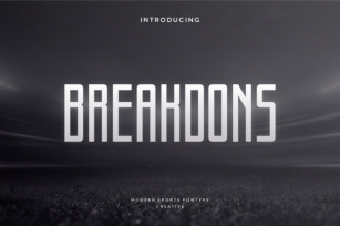 Breakdons Font Download