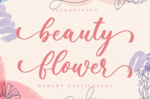 Beauty Flower - Romantic Font Font Download