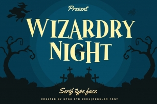 Wizardry Night Font Download