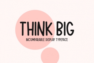 Think Big Font Download