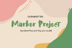 Marker Project Font Download