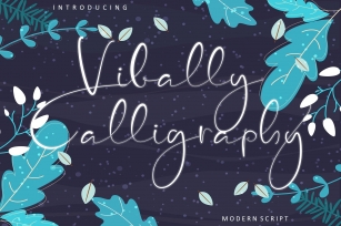 Vibally Calligraphy Font Download