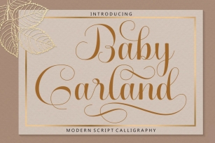 Baby Garland Font Download