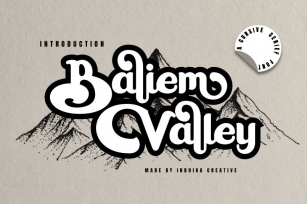 Baliem Valley Font Download