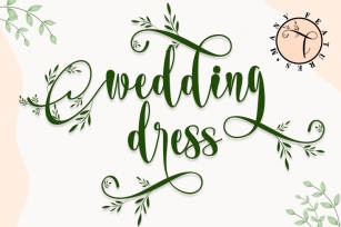 Wedding dress Font Download