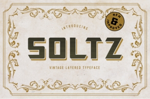 Soltz Vintage Layered Typeface Font Download