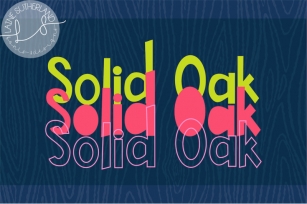 Solid Oak Font Download