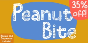 Peanut Bite Font Download