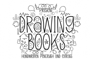 Drawing Books Font Download