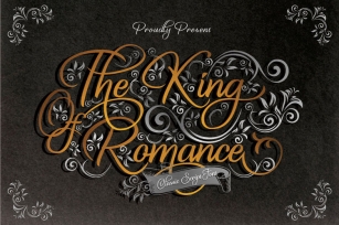 The King Of Romance Font Download