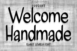 Welcome Handmade Font Download