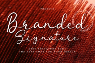 Branded Signature Font Download