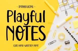 Playful Notes Font Download