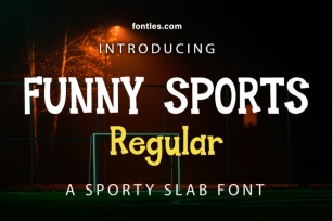 Funny Sports Regular Slabfont Font Download