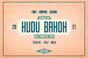 MS - Kudu Bakoh Display Font Font Download