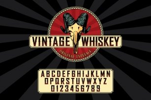 Whiskey Label Font Font Download