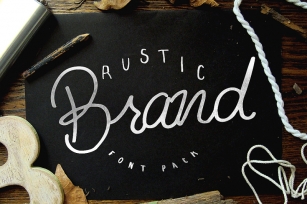 Rustic Brand - 5 Font Pack Font Download
