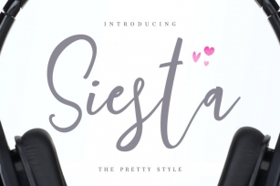 Siesta - The Pretty Style Font Download