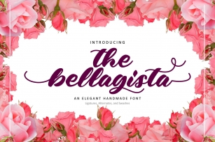 the Bellagista Font Download