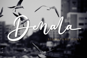Denala - Signature Font Font Download