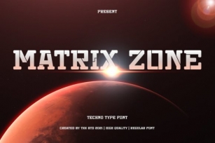 Matrix Zone Font Download