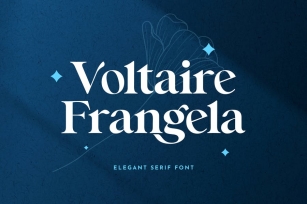 Voltaire Frangela Serif Font Font Download