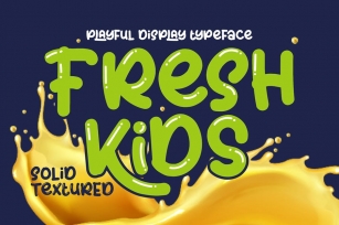 Fresh Kids - Fun Display Font Font Download