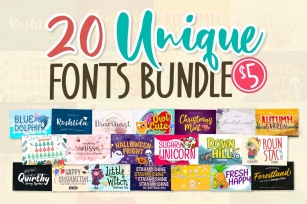 20 Unique Bundle Font Download