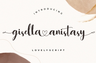 Gisella Anistasy Lovely Script Font Download