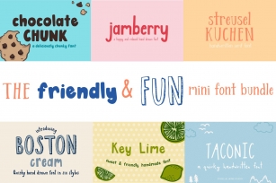The Friendly and Fun Mini Bundle Font Download